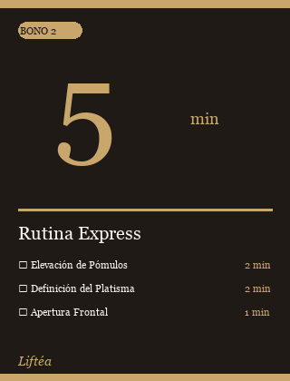 Rutina Express 5 Minutos — guía condensada